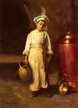 料理人の助っ人ジョゼフ・クロード・ベイル Oil Paintings